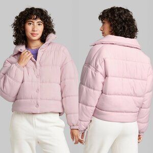XL Womens Duvet Puffer Jacket - Wild Fable - Pink